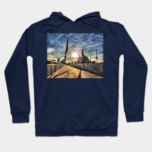 Esplanade Riel Bridge Winnipeg Hoodie